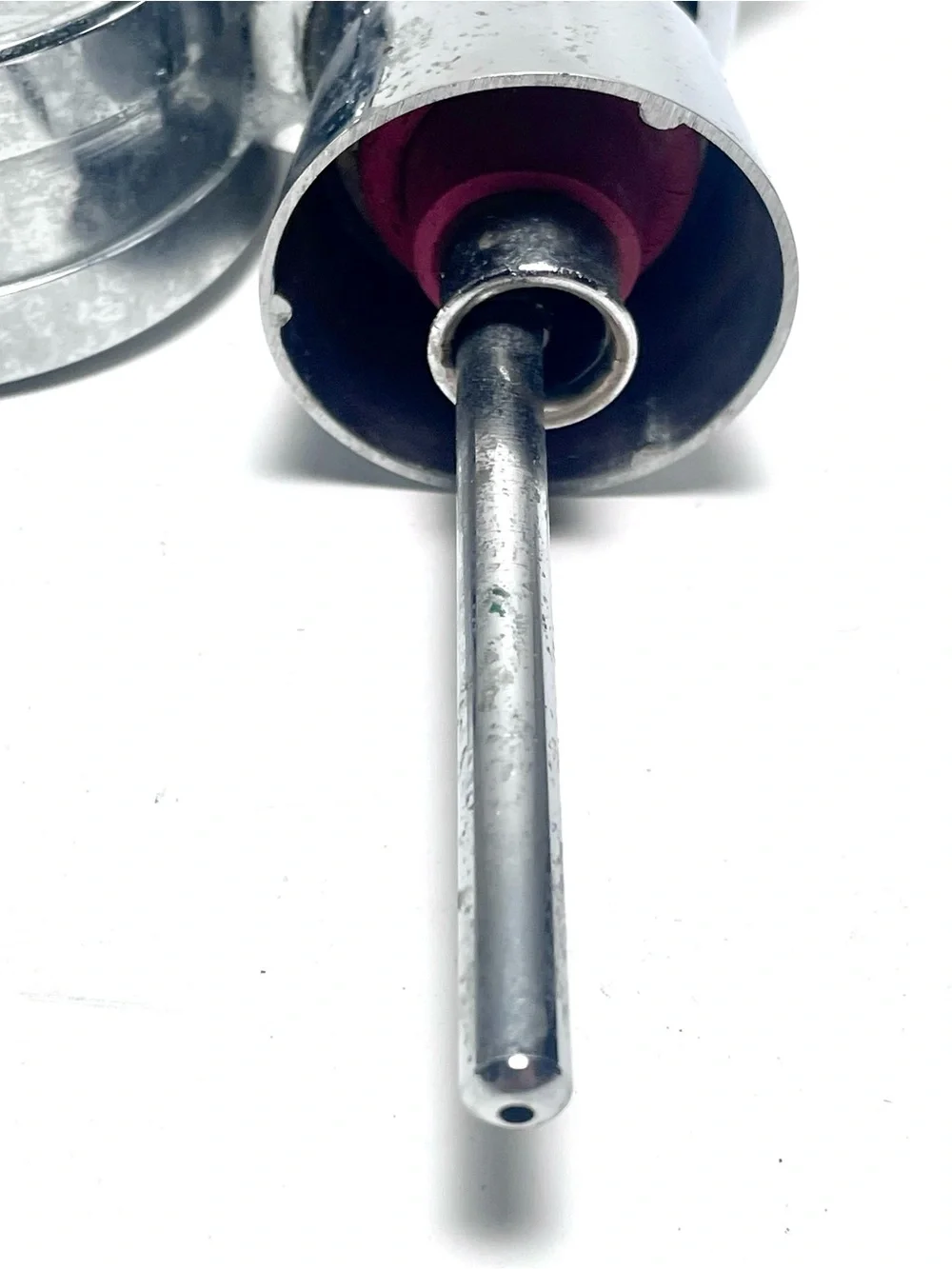 Vintage Art Deco Musical Bottle Pourer How Dry I Am Wind Up Music Box Barware
